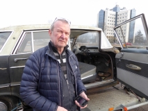 Björn Gossas som åkte i bilen när den krockades 1965