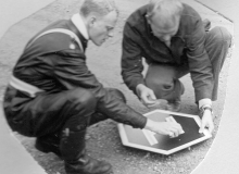 Fred Larsered i H-trafikarbete